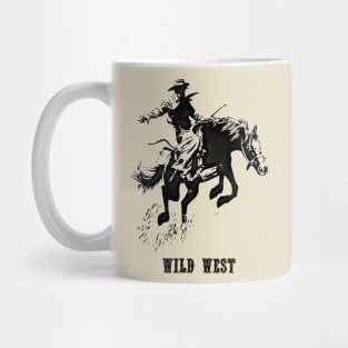 Western Era - Wild West Cowboy on Horseback 6 Mug